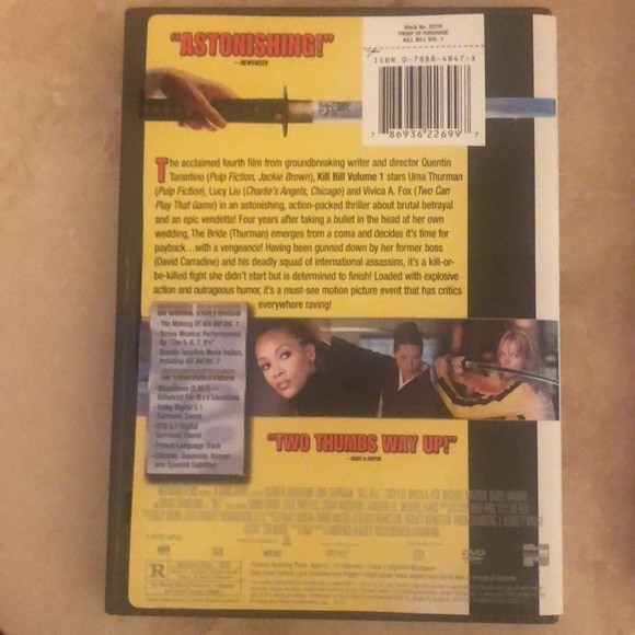 KILL BILL VOLUME 1 & VOLUME 2 DVD BUNDLE - Picture 4 of 11